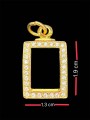 กรอบทองอิตาลี (ล้อมเพชร) 意大利金壳 (T4340)