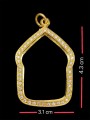 กรอบทองอิตาลี (ล้อมเพชร) 意大利金壳 (T4439)