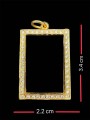 กรอบทองอิตาลี (พับหลัง-ล้อมเพชร) 意大利金壳 (T4846)