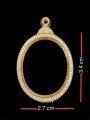 กรอบทองอิตาลี (ล้อมเพชร) 意大利金壳 (T4413)