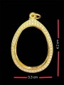 กรอบทองอิตาลี (ล้อมเพชร) 意大利金壳 (T4390)