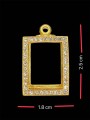 กรอบอิตาลี (ล้อมเพชร-ติดกาว) 意大利金壳 (T4868)