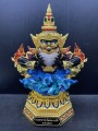 พระราหู พระอาจารย์วัลลพ 拉壶 龙婆拉卡 十面纳卡 {高9寸}  (T3964)