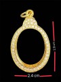 กรอบทองอิตาลี (ล้อมเพชร) 意大利金壳 (T4357)