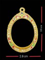 กรอบอิตาลี (ล้อมเพชร-ติดกาว) 意大利金壳 (T4872)