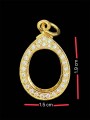 กรอบทองอิตาลี (ล้อมเพชร) 意大利金壳 (T4355)
