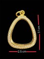 กรอบทองอิตาลี (ล้อมเพชร) 意大利金壳 (T4368)