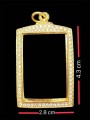 กรอบทองอิตาลี (ล้อมเพชร) 意大利金壳 (T4338)