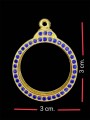 กรอบอิตาลี (ล้อมเพชร-ติดกาว) 意大利金壳 (T4864)