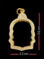 กรอบทองอิตาลี (ล้อมเพชร) 意大利金壳 (T4444)