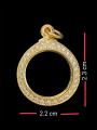 กรอบทองอิตาลี (ล้อมเพชร) 意大利金壳 (T4345)