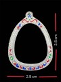 กรอบสุโขทัย (ลงยา) 素可泰银壳 (T4848)