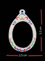 กรอบสุโขทัย (ลงยา) 素可泰银壳 (T4849)