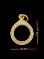 กรอบทองอิตาลี (ล้อมเพชร) 意大利金壳 (T4347)